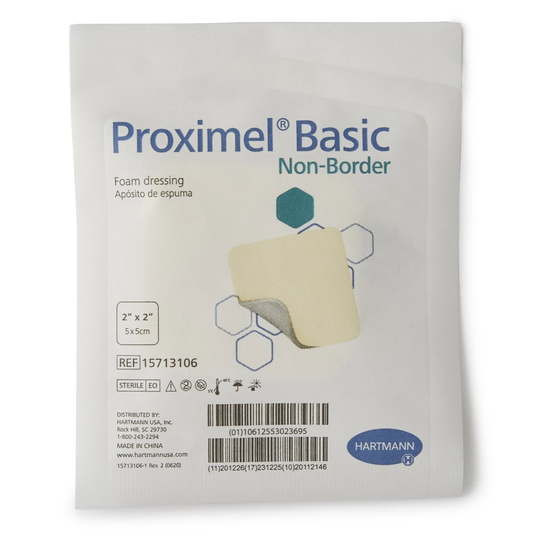 Proximel Basic Non-Border Two-Layer Polyurethane Foam Dressing - Image 3