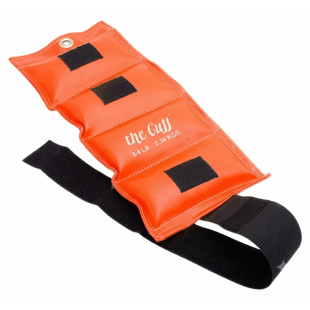 The Cuff Original Ankle and Wrist Weight, Orange, 0.75 Lbs - Image 1