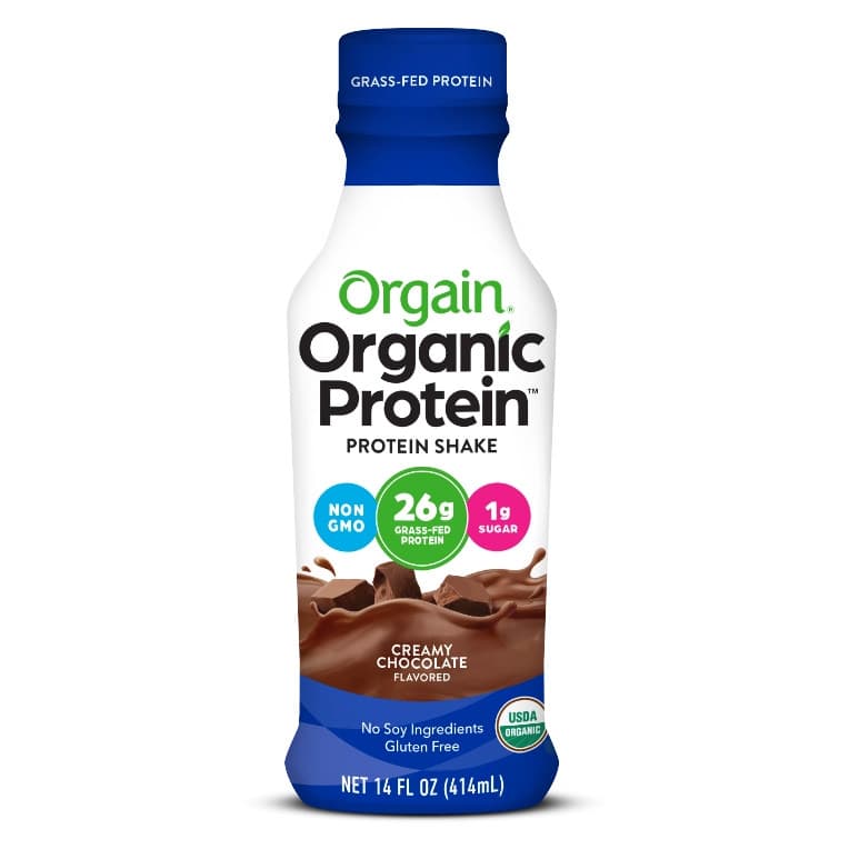 Orgain Organic Protein Shake, Creamy Chocolate Flavored, 14 oz - Image 1