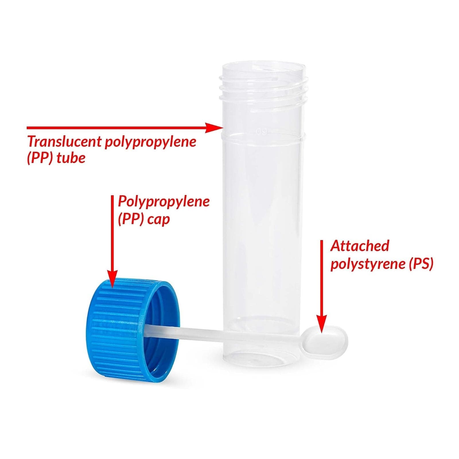 Screw Cap Stool Specimen Container, 30 ml - Case of 500 - Image 3