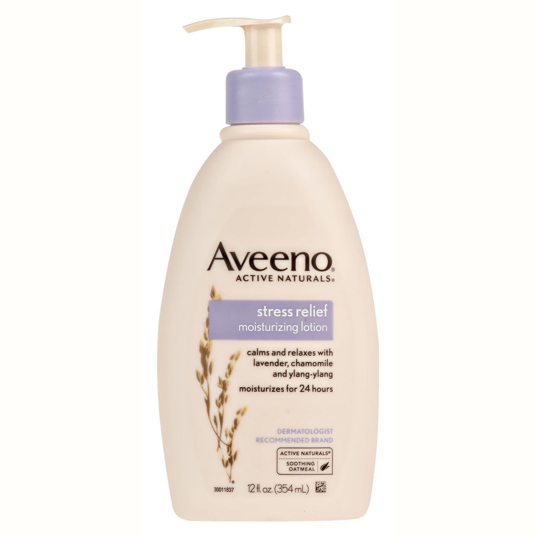 Aveeno Stress Relief Moisturising Lotion, Lavender Scent, 12 oz - Each - Image 1