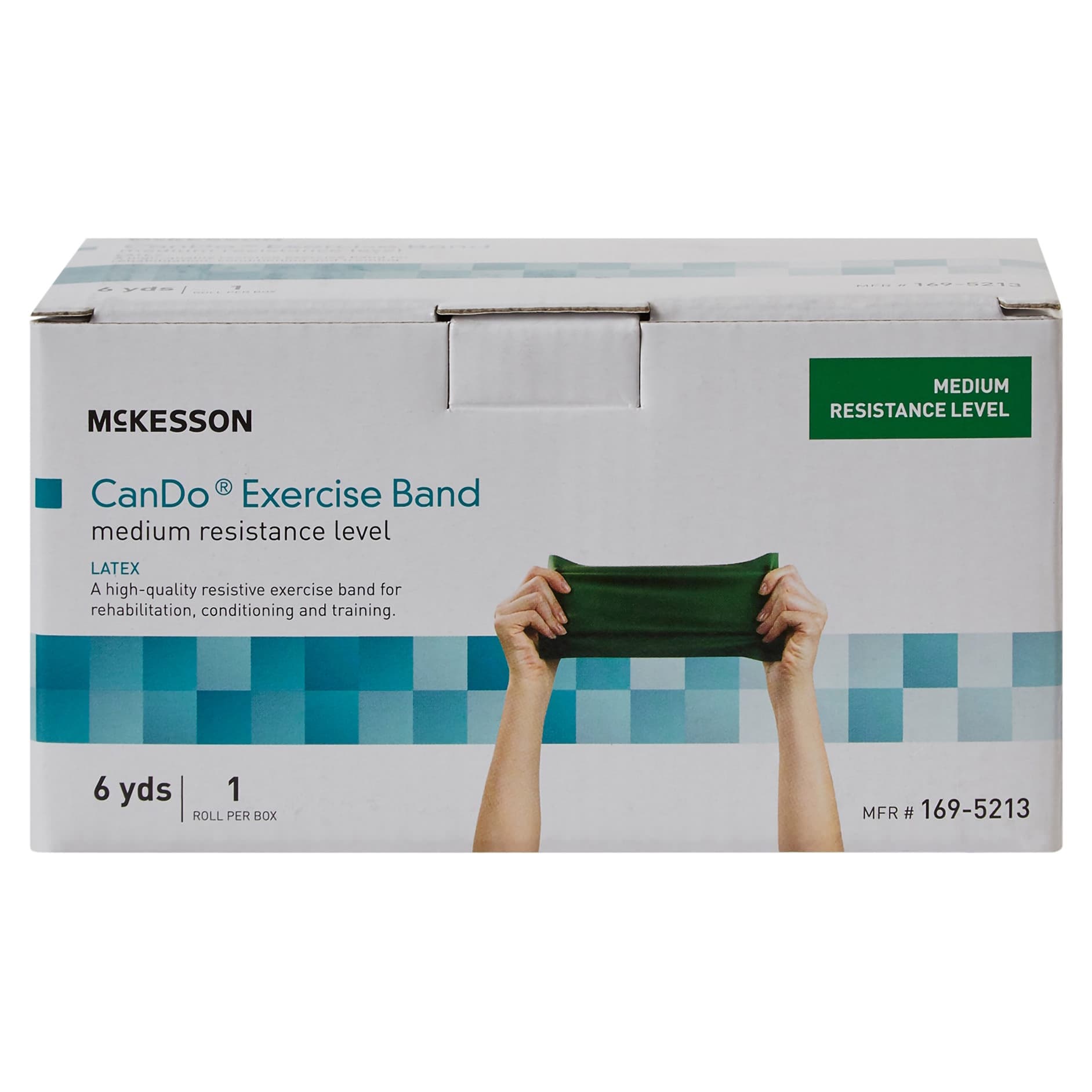 McKesson CanDo Green Medium Resistance Exercise Band - Image 2