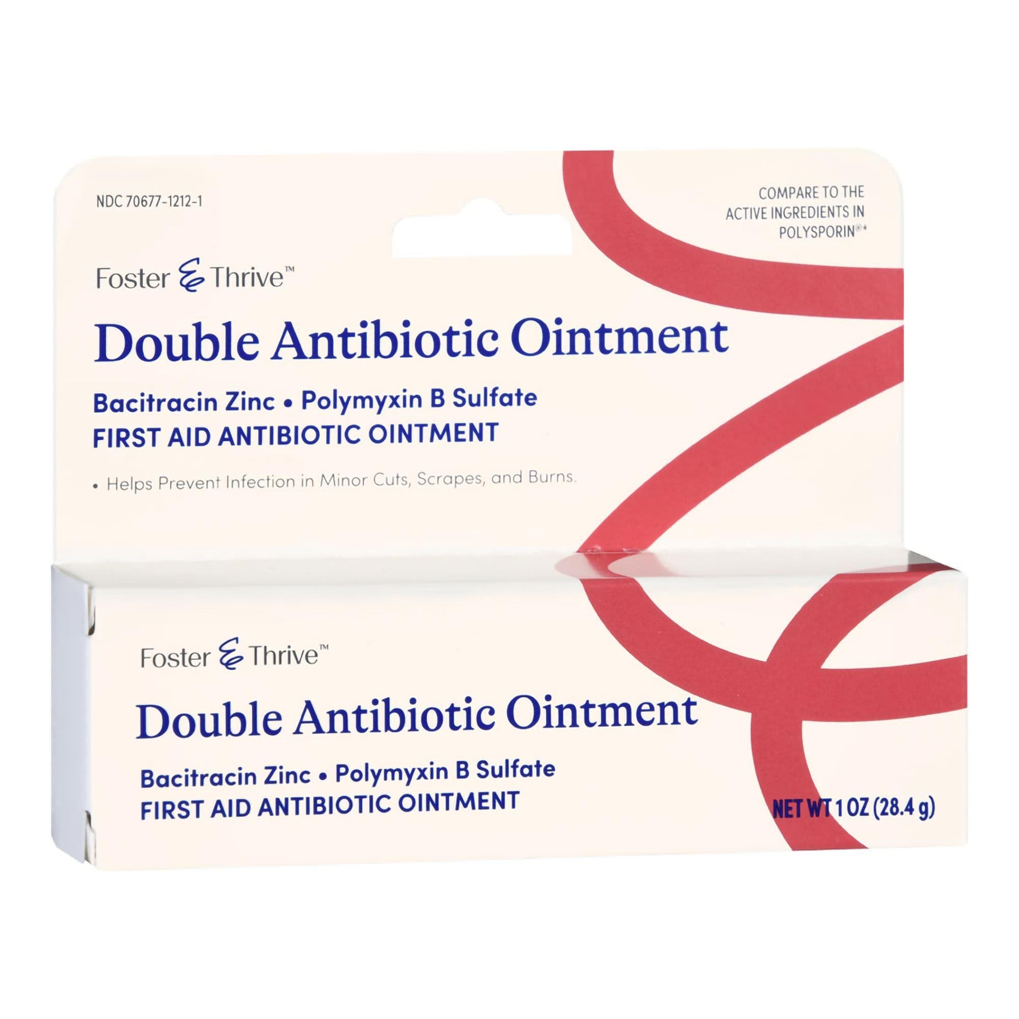 Foster and Thrive Bacitracin Zinc Polymyxin B Sulphate Ointment, 1 oz - Each - Image 3