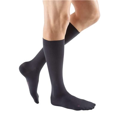 Mediven Select Men Calf High Compression Socks, Size 5, Gray - Pair