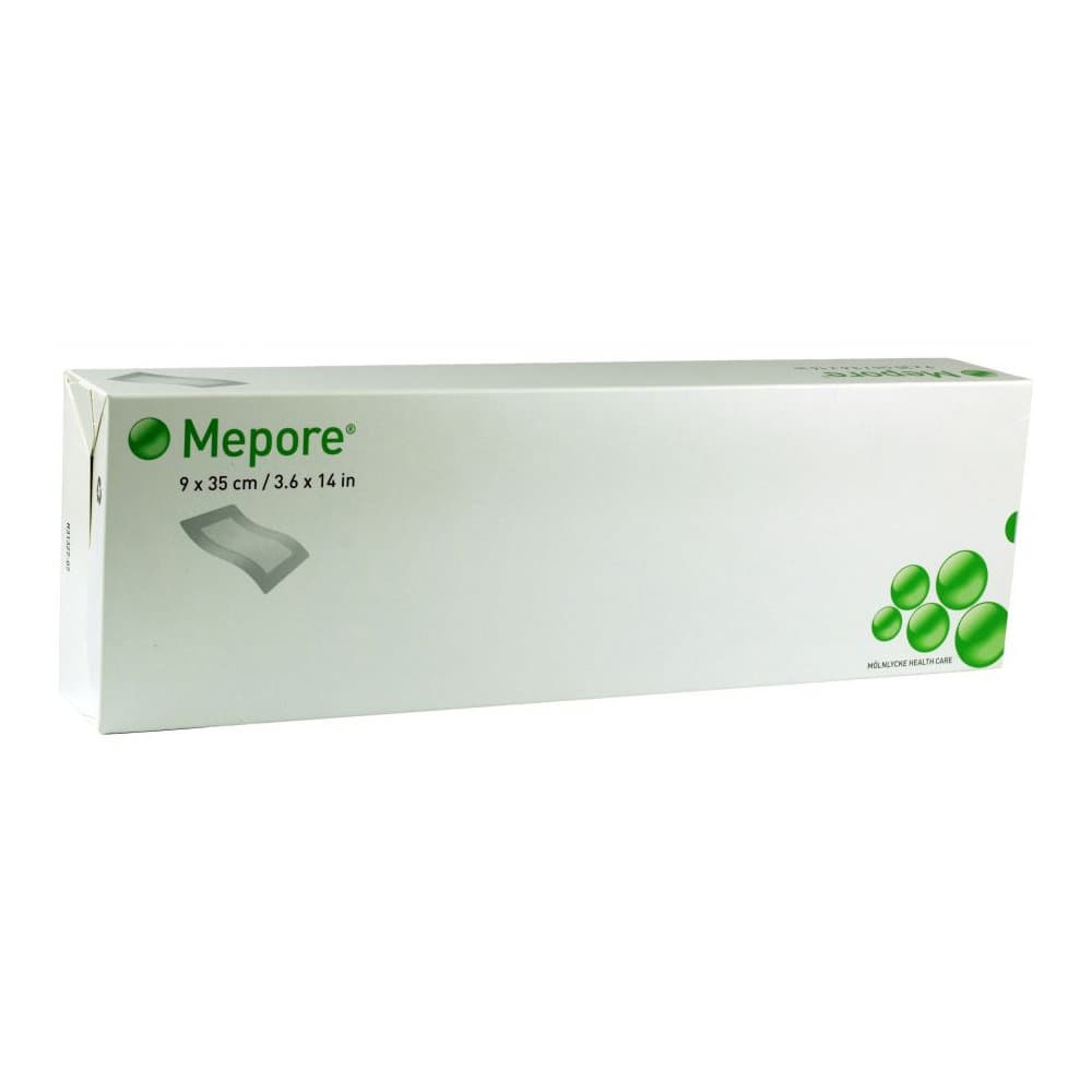 Mepore Self-Adhesive Composite Dressing, 3-1/2 x 14 Inch - Case of 180 - Image 1