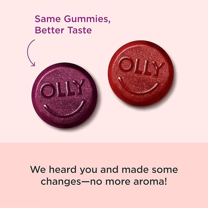OLLY Men's Multivitamin Gummy, Blackberry Blitz - Bottle of 90 - Image 2
