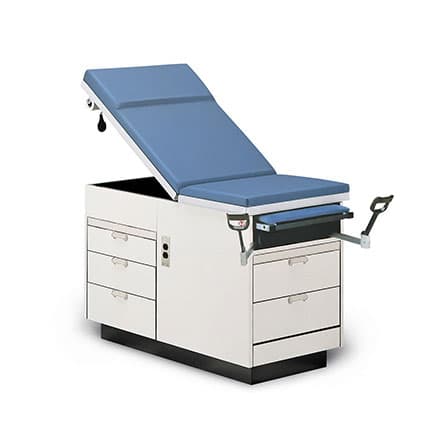 Hausmann Maximum Value Exam Table with Front Safety Step & Storage Drawers