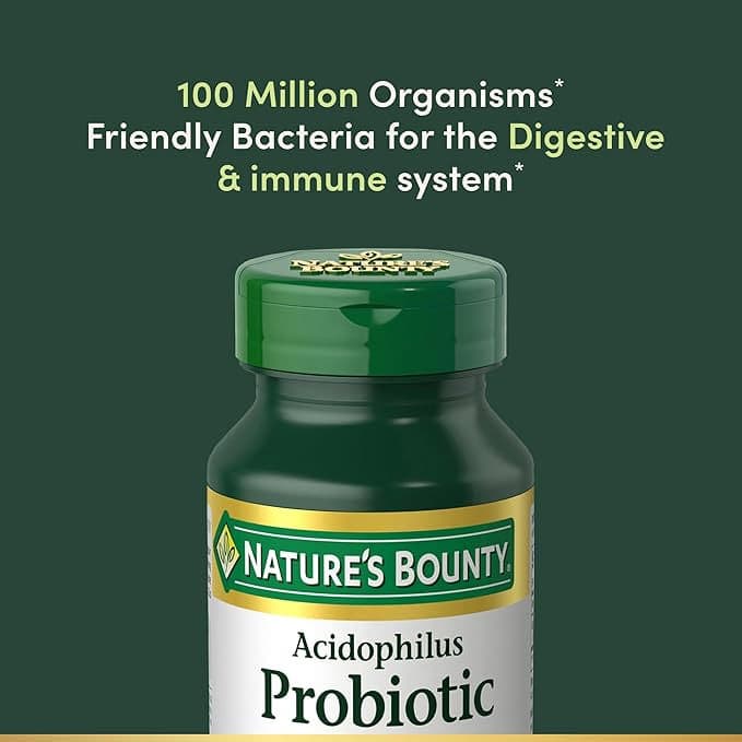 Nature's Bounty Acidophilus Probiotic - Bottle of 120 - Image 2