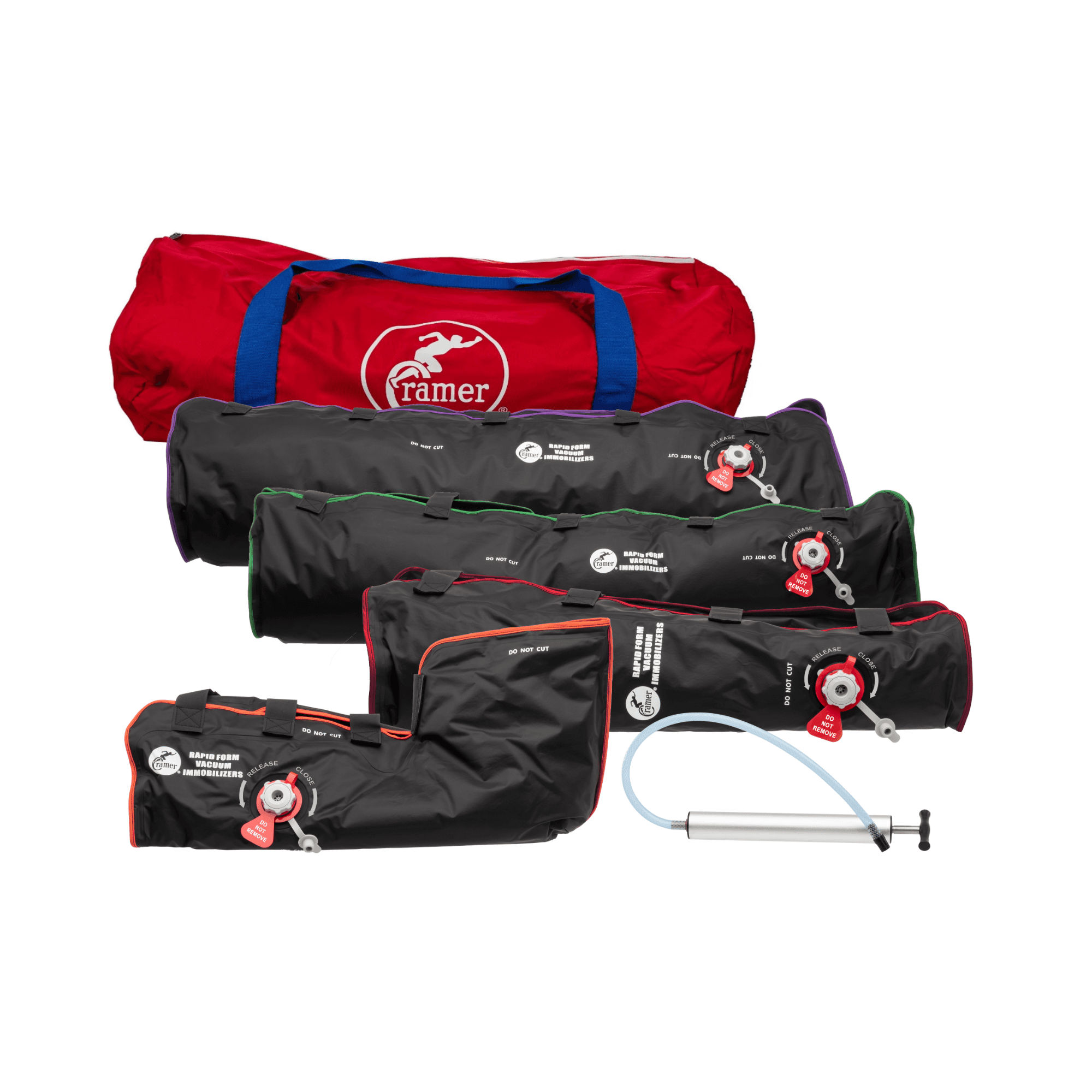 Cramer Rapid Form Vacuum Splints Set - Package of 4 - Image 1