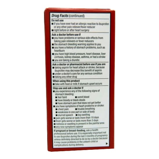 Leader Pain Reliever And Fever Reducer, 200 mg Coated Caplets, (Compare To Advil) - Pack of 200 - Image 3