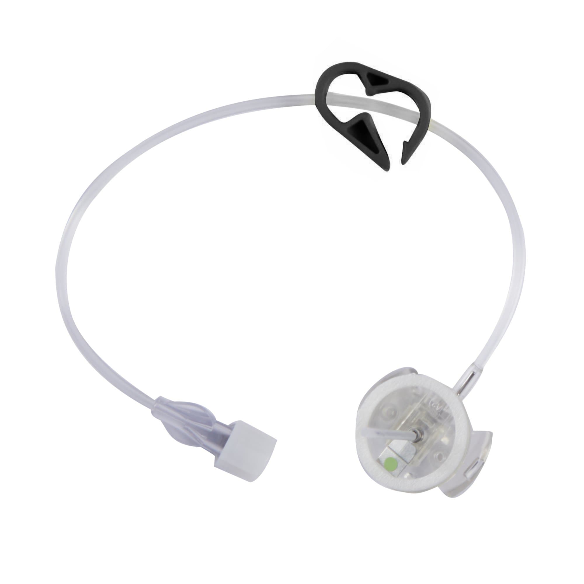 Surecan Safety II Huber Needle Infusion Set, 22G x 1 in. (25mm) - Each - Image 1