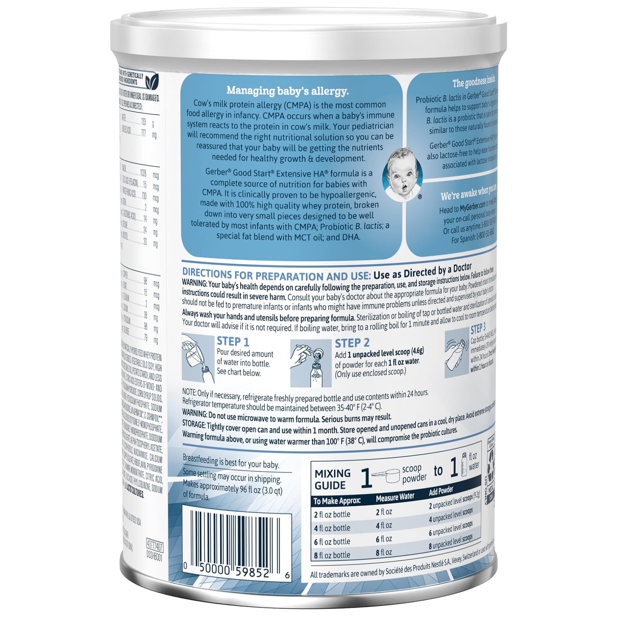 Extensive HA Hypoallergenic Infant Formula with Iron - Image 3