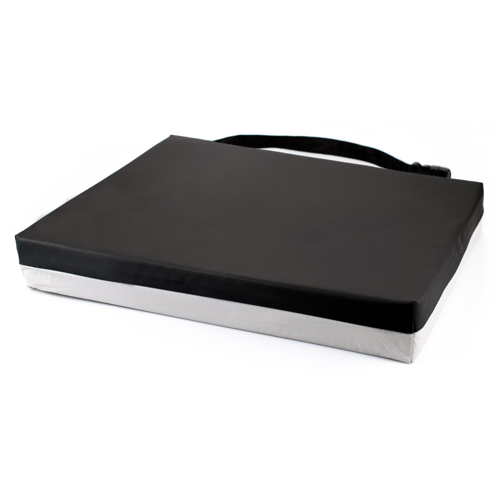 McKesson Seat Cushion with Black Nylon Cover, 22 W x 18 D x 3 H Inch, 250 lbs. Weight Capacity - Case of 5 - Image 1