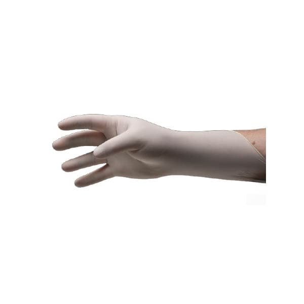 Pulse 151 Series Exam Glove White Neutral Beaded Cuff 4.1 mil to 6.0 mil Range, Large - Case of 1000 - Image 1