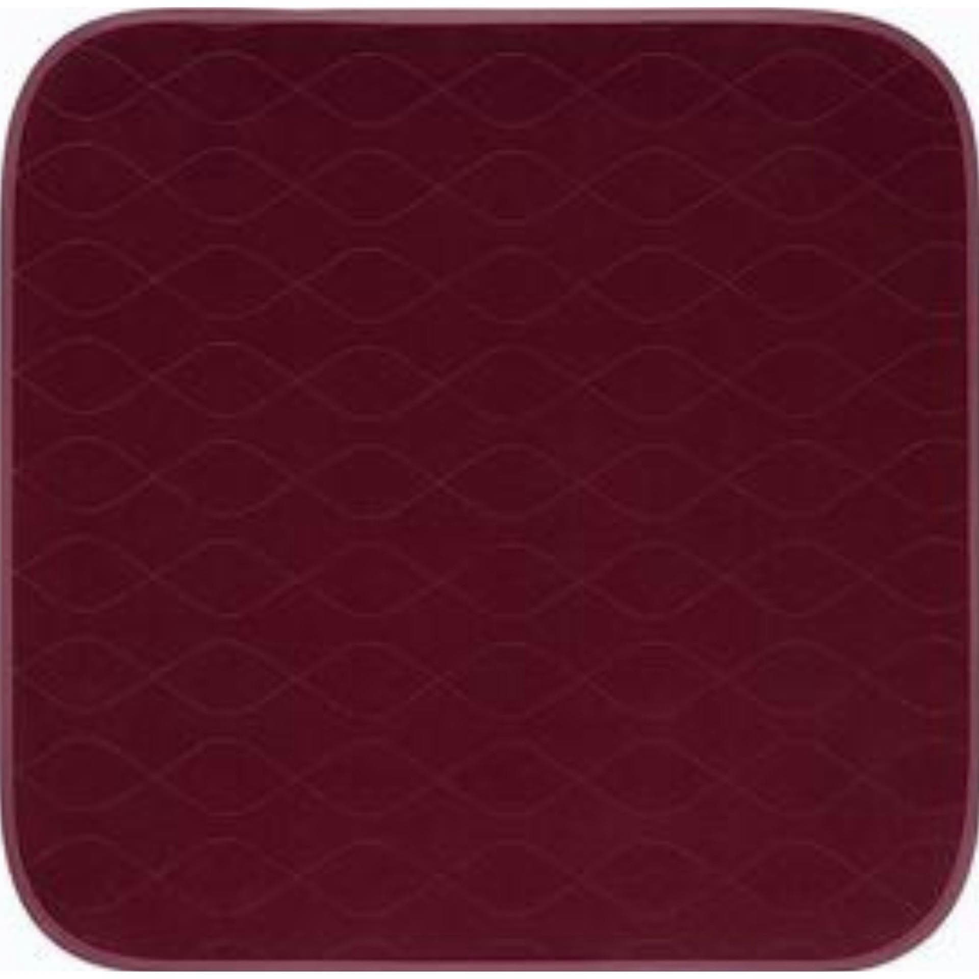Beck's Classic Resusable Decorative Chair Pad, Wine - Each - Image 1