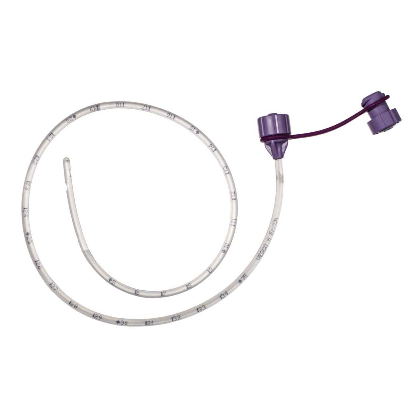 Vesco Pediatric Nasogastric Feeding Tube with ENFit Connector, Sterile, 8 Fr, 16 Inch Tube - Case of 40 - Image 1