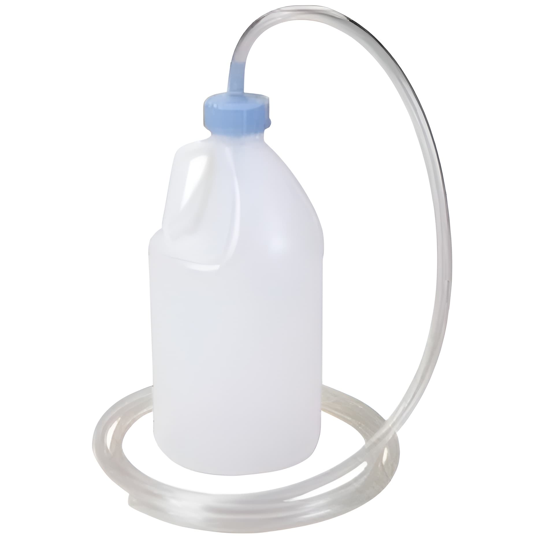 Marlen Night Drainage Container with 6 ft Plastic Tubing 1/2 gal - Image 1