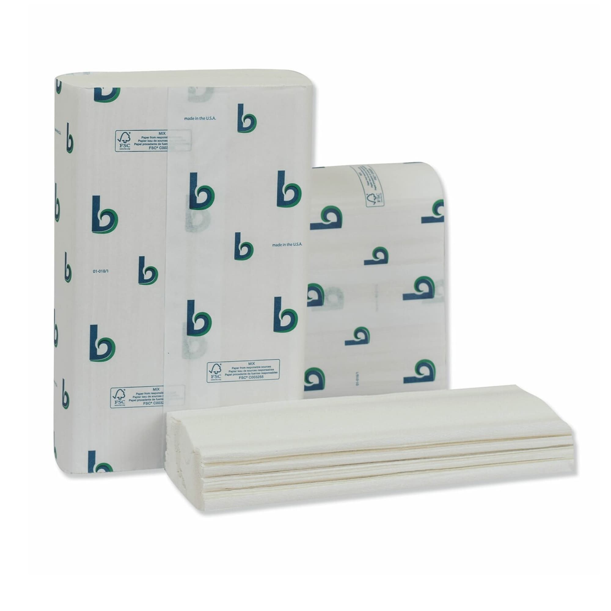 Boardwalk Paper Towel White 1-Ply 250 Sheets - Image 1