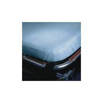Snug-Fit Stretcher Sheet Blue, 30 x 84 Inch, Standard - Case of 50 - Image 1
