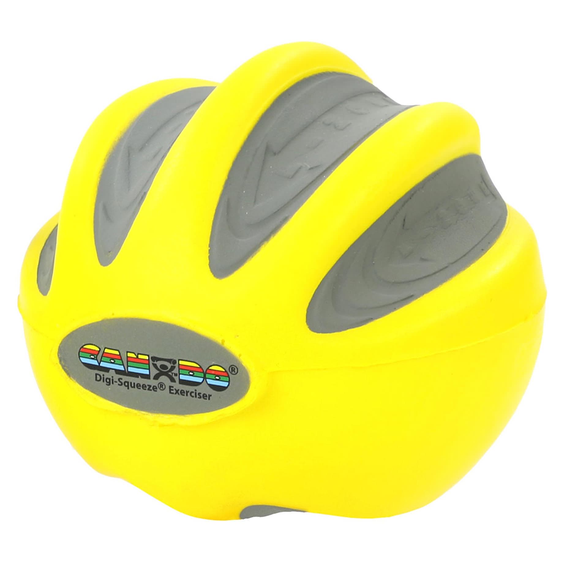 CanDo Digi-Squeeze hand exercise, Large, Yellow, Extra Light - Image 1