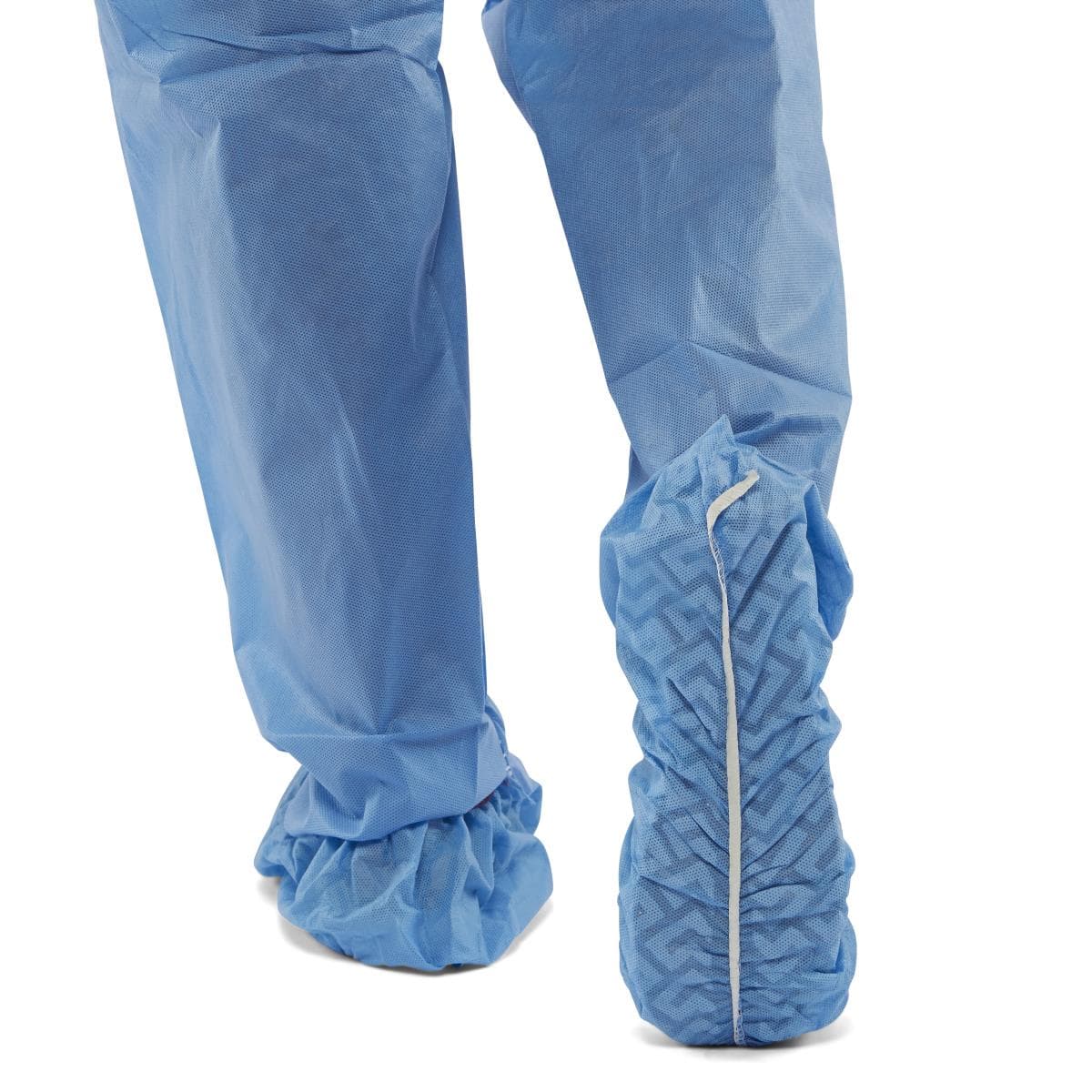 Medline Nonskid Multilayer Shoe Covers, Blue, Size 2XL - Box of 100 - Image 1