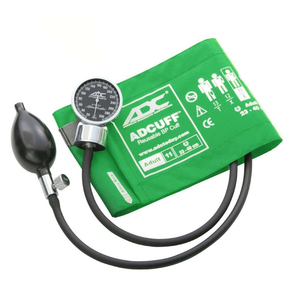 ADC Diagnostix Pocket Aneroid Sphyg, Green, Adult-Each - Image 1