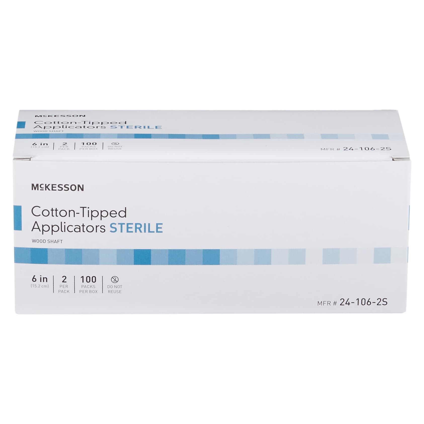 McKesson Cotton-Tipped Applicators, 6 Inch - Package of 2 - Image 1