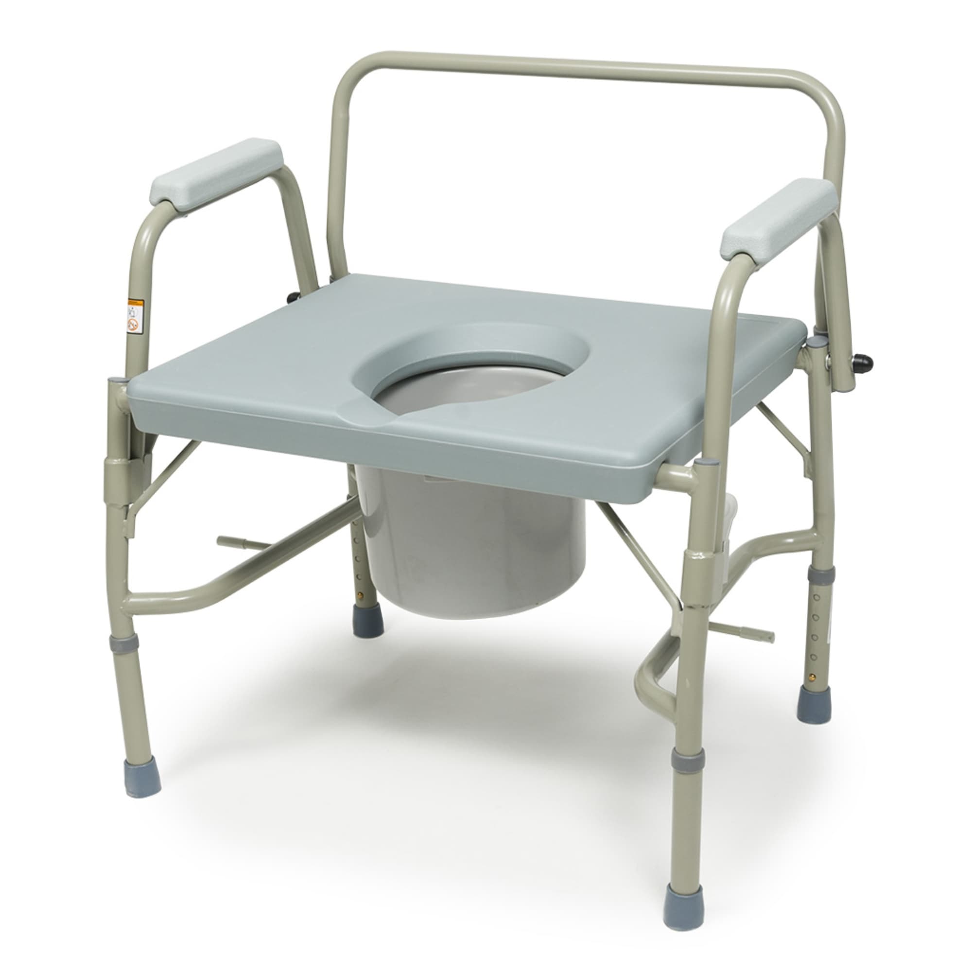 Lumex Imperial Collection 3-in-1 Steel Drop Arm Commode