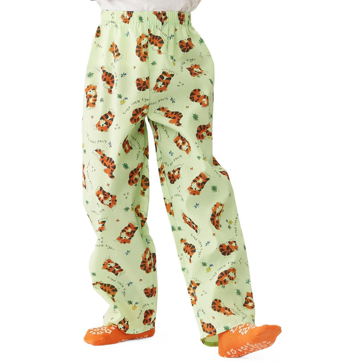 Medline Tired Tiger Pediatric Elastic-Waist Pajama Pant - Image 2