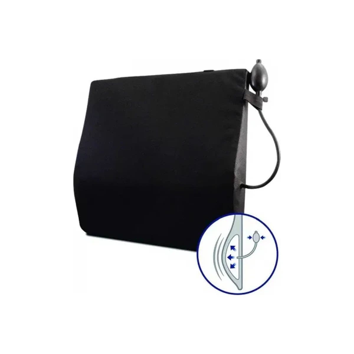 K2 Health Avir Wheelchair Back Cushion with Adjustable Lumbar Support - Image 1