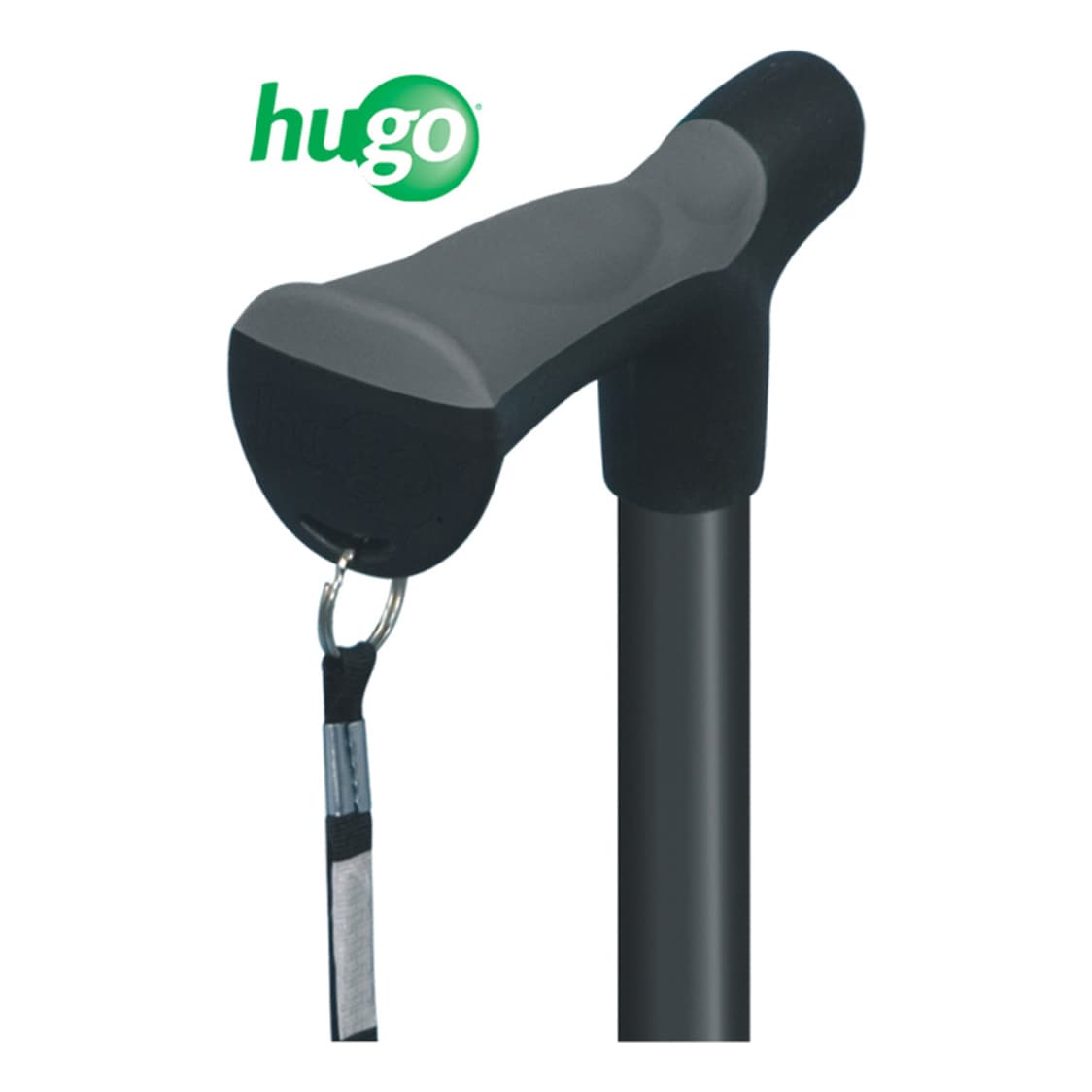Drive Hugo Ergonomic Derby Handle Cane, Ebony - Each - Image 1