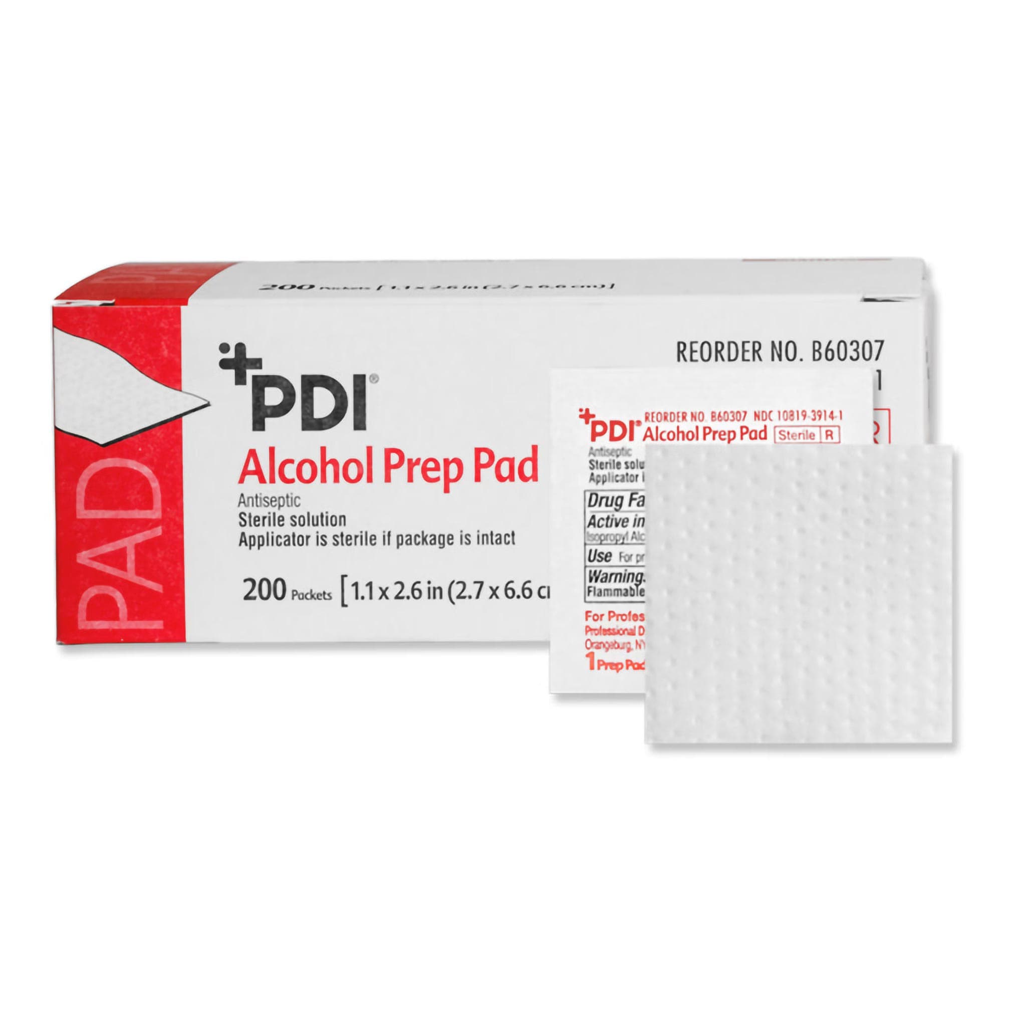 PDI NonWoven Gauge Alcohol Prep Pad - Image 2