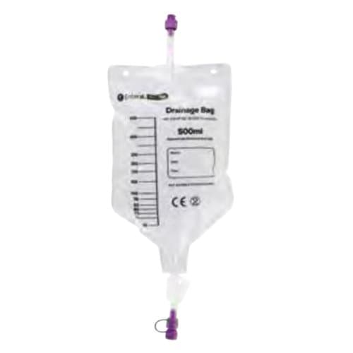 MED Alliance ENFit Enteral Drainage Bag Without Tubing, 500 mL - Each - Image 1