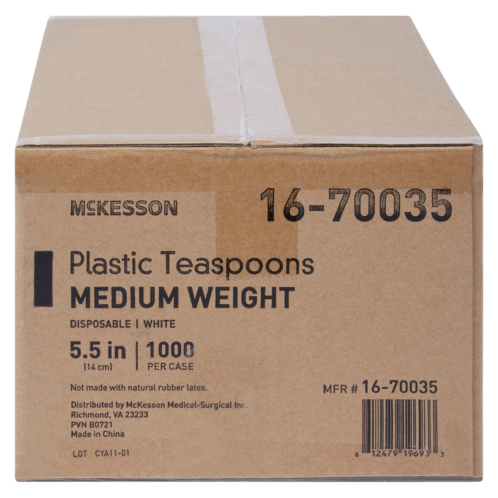 McKesson Spoon White 5 Inch Length Disposable, General Purpose - Case of 1000 - Image 4
