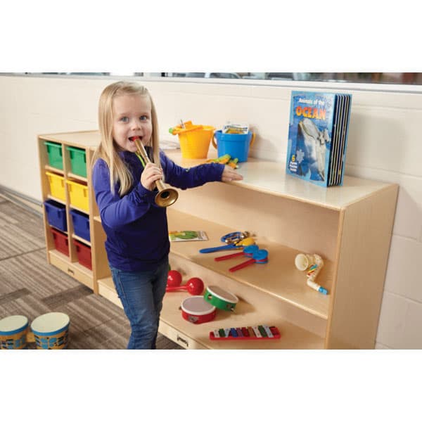 Jonti-Craft low mobile straight-shelf - Image 5