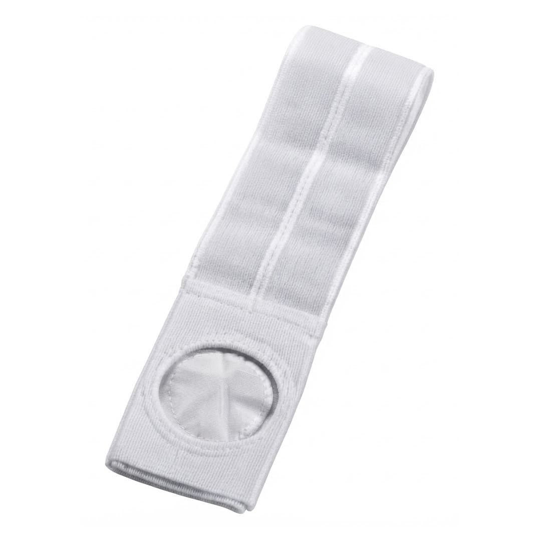 Nu-Hope 3" Flat panel Ostomy Support Belt, 2-1/8" White, Medium - Each - Image 1