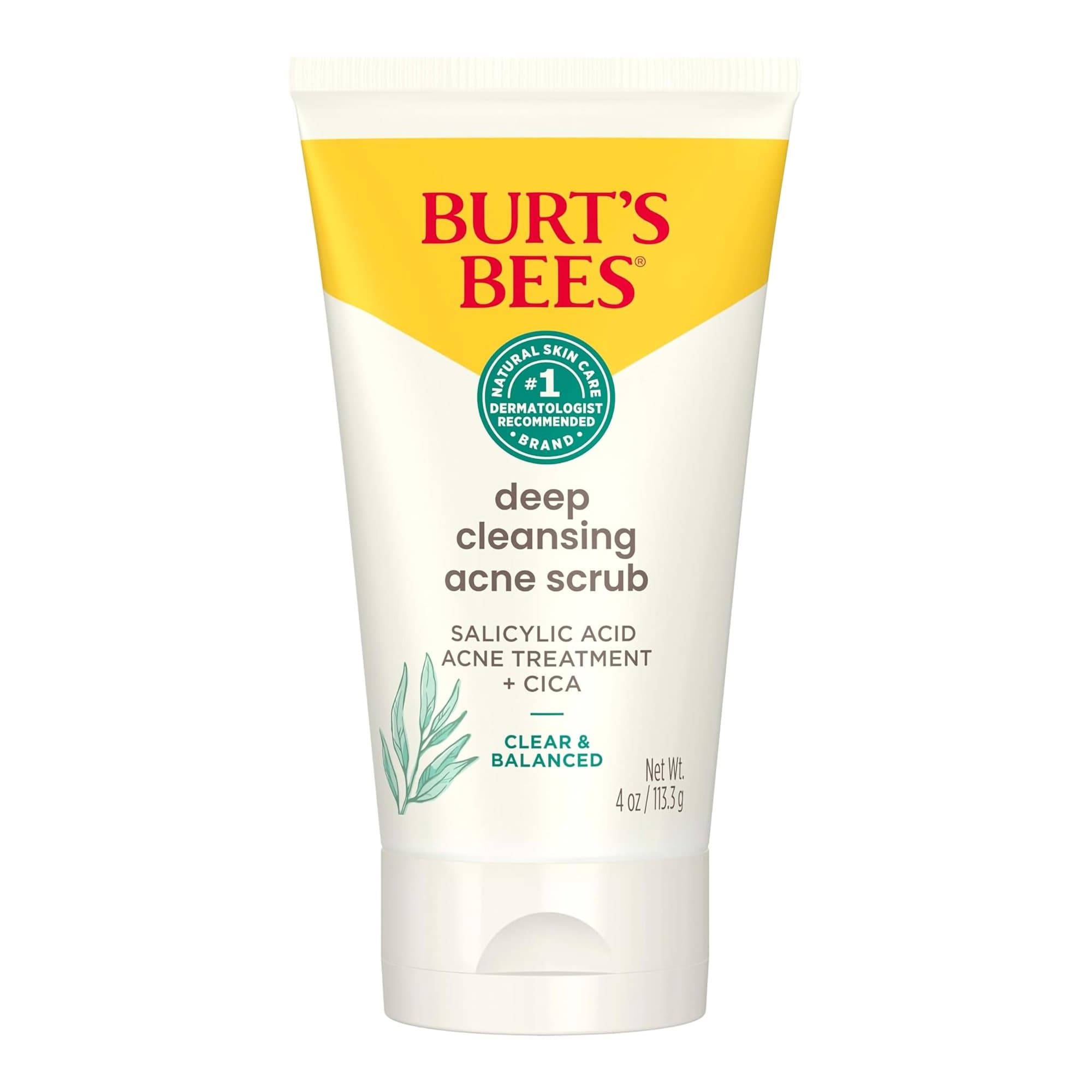 Burt's Bees Deep Cleansening Acne Treatment Scrub, 4 oz - Each - Image 1