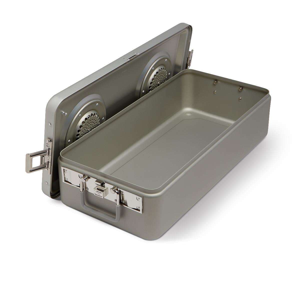 Medline Steriset Sterilization Container With Lid And Handle, 23.5 x 10.8 x 6 Inch - Image 1