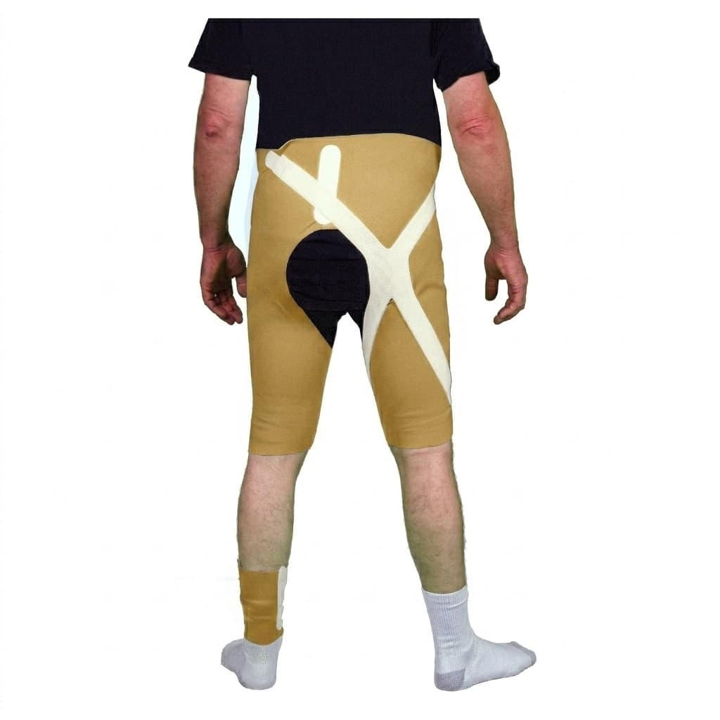 TheraTogs Ultra Lower Extremity System, Adult Male Medium, Gold - Image 1