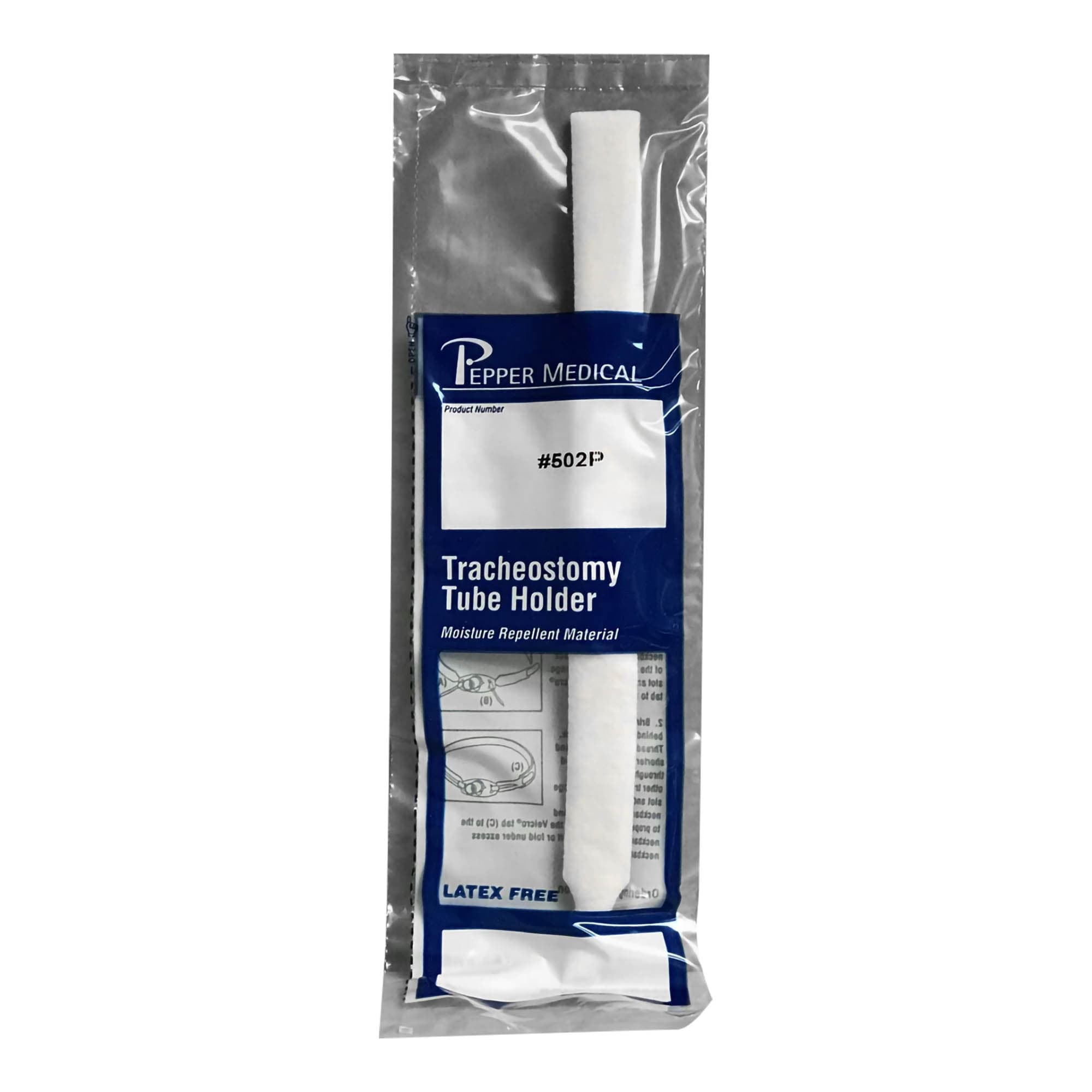 Pepper Medical Pedi-Tie Pediatric Tracheostomy Tube Neckband, 2 Piece - Each - Image 1
