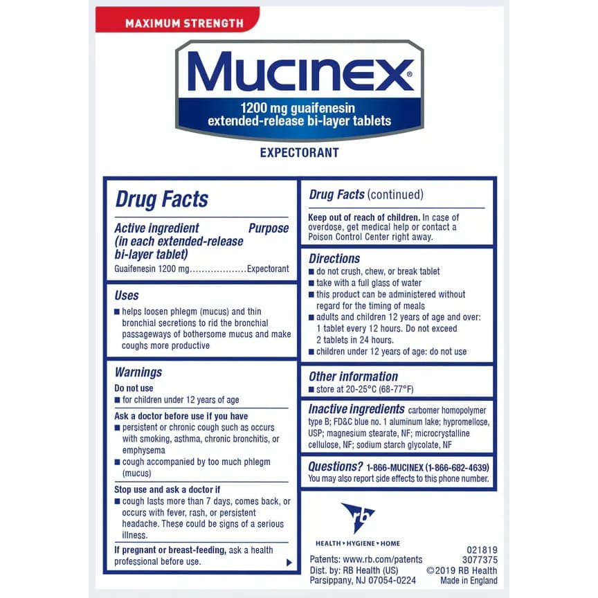 Mucinex SE Maximum Strength Extended-Release Bi-Layer Tablets - Image 4