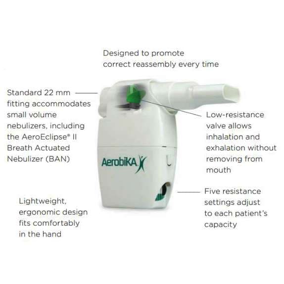 Aerobika Oscillating Positive Expiratory Pressure Therapy System - Image 3