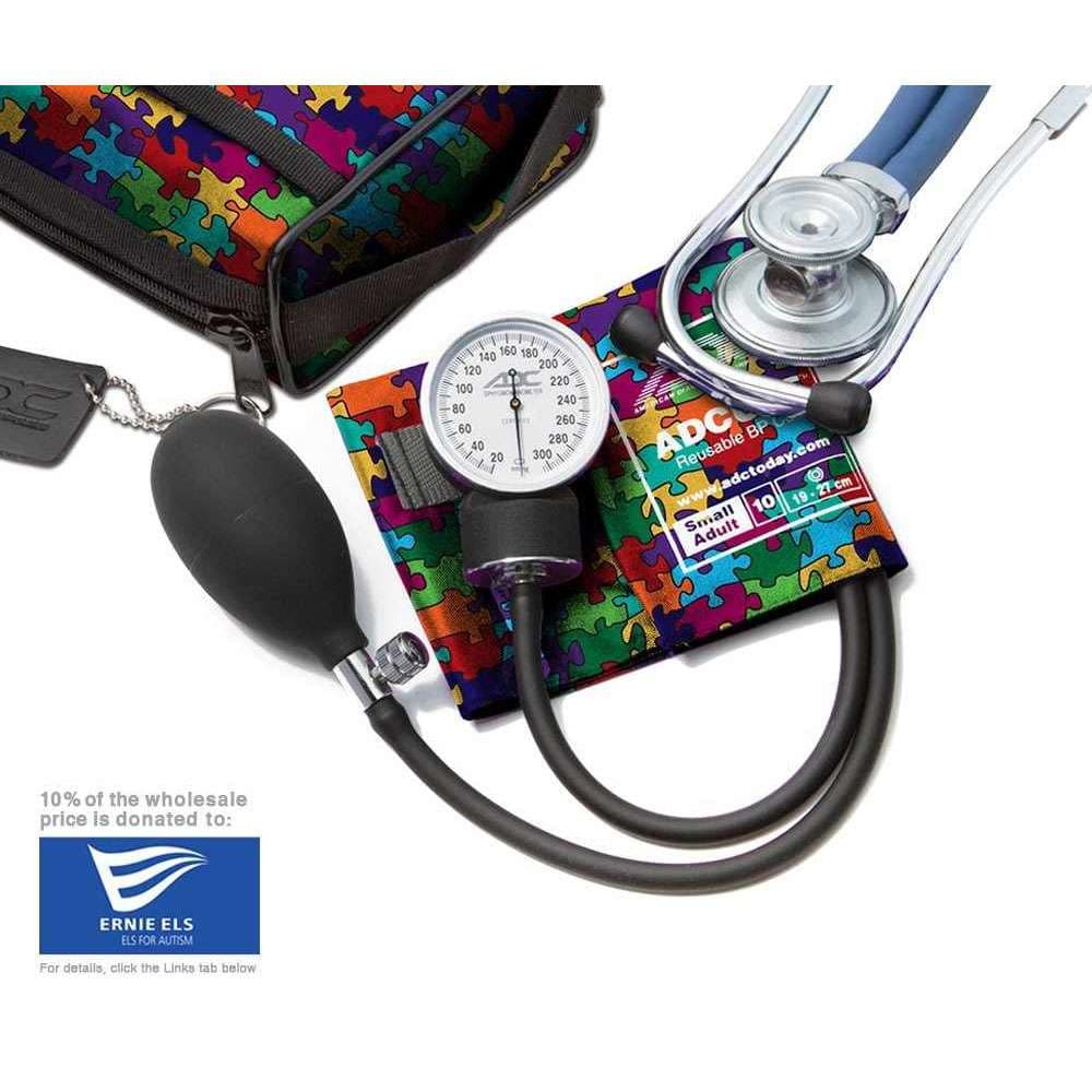 ADC Pro's Combo II SR Pocket Aneroid & Sprague Kit, Puzzle Pieces, Small Adult - Image 1
