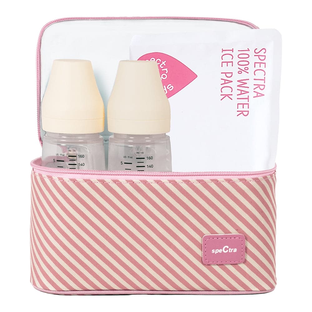 Spectra Breast Milk Cooler Kit, Pink, 5-1/2 x 5-1/2 x 9-1/2 Inch - Image 1