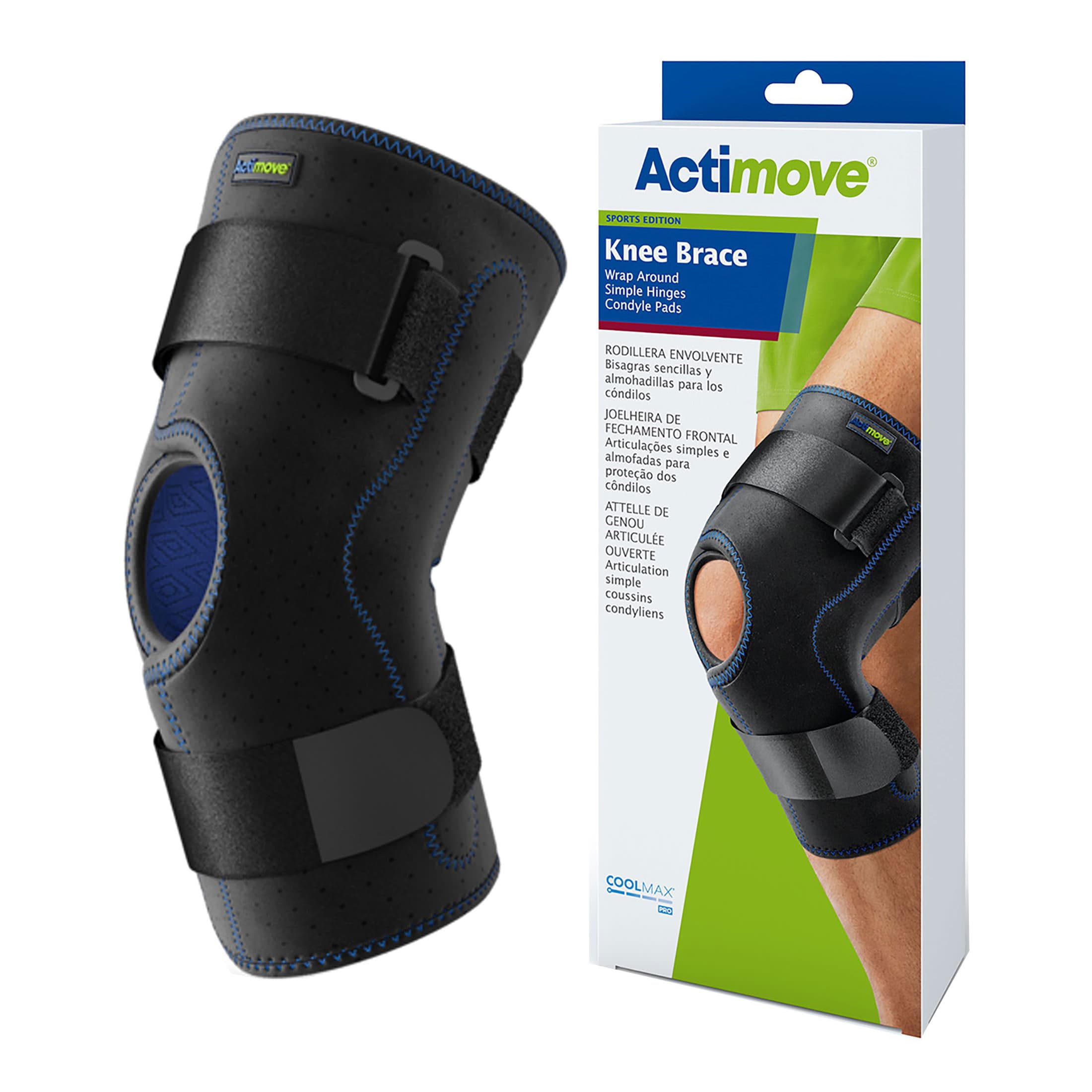 Actimove Knee Brace Wrap Around, Black - Image 1