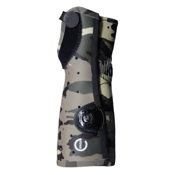 Exos Open Thumb Short Arm Fracture Brace, Camo, Right Arm, Extra Small - Each - Image 1