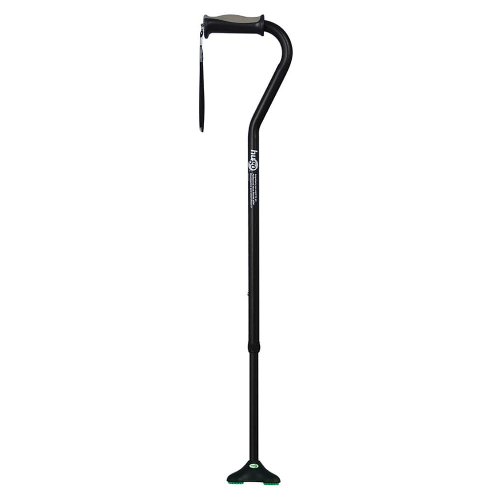 Drive Hugo Ergonomic Offset Handle QuadPod Walking Cane - Image 2
