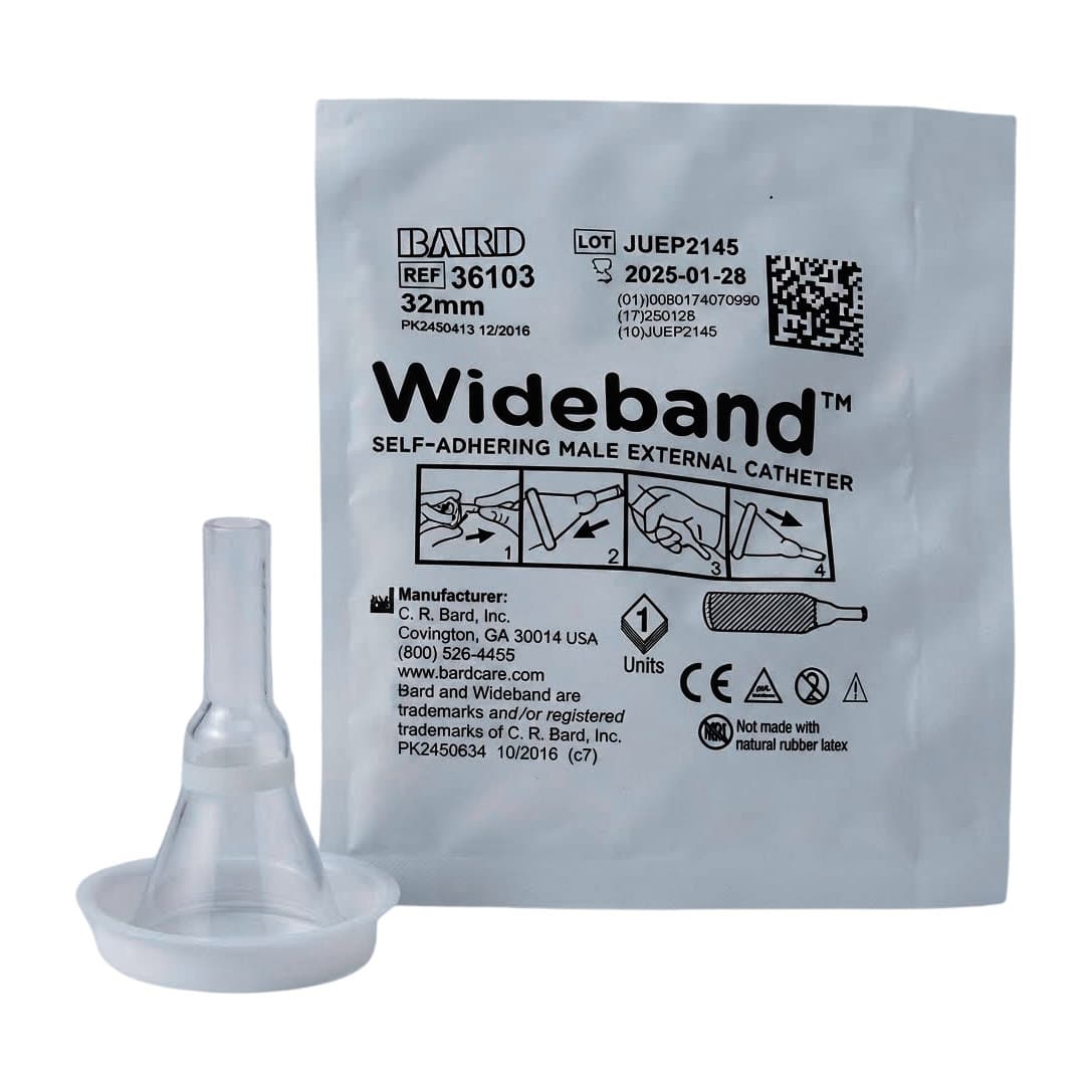 Wide Band Male External Catheter, 32 mm, Intermediate - Each - Image 1