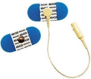 Philips Adult Resting ECG Electrode, Snap Connector, Foam Backing - Case of 300 - Image 1