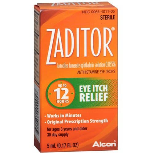 Zaditor Allergy Eye Relief Eye Drops